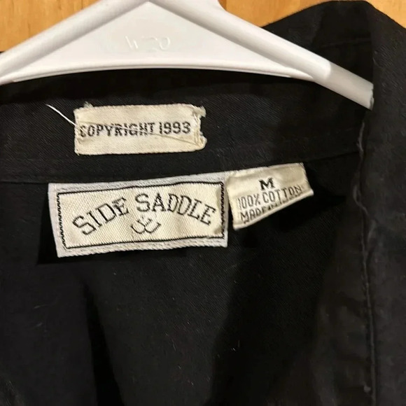 Side Saddle Beaded Western Button Down - Picture 3 of 6